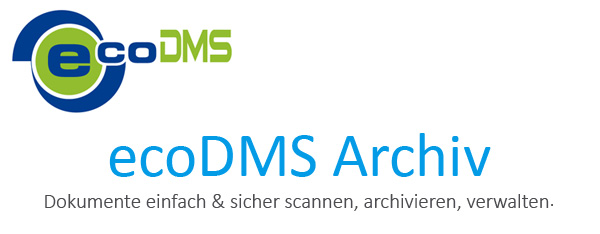 ecoDMS Archiv - Dokumente einfach & sicher scannen, archivieren, verwalten.